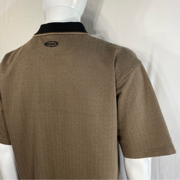 Ouray Sportswear Men’s Herringbone Aspen Logo Polo Shirt - Picture 5 of 7